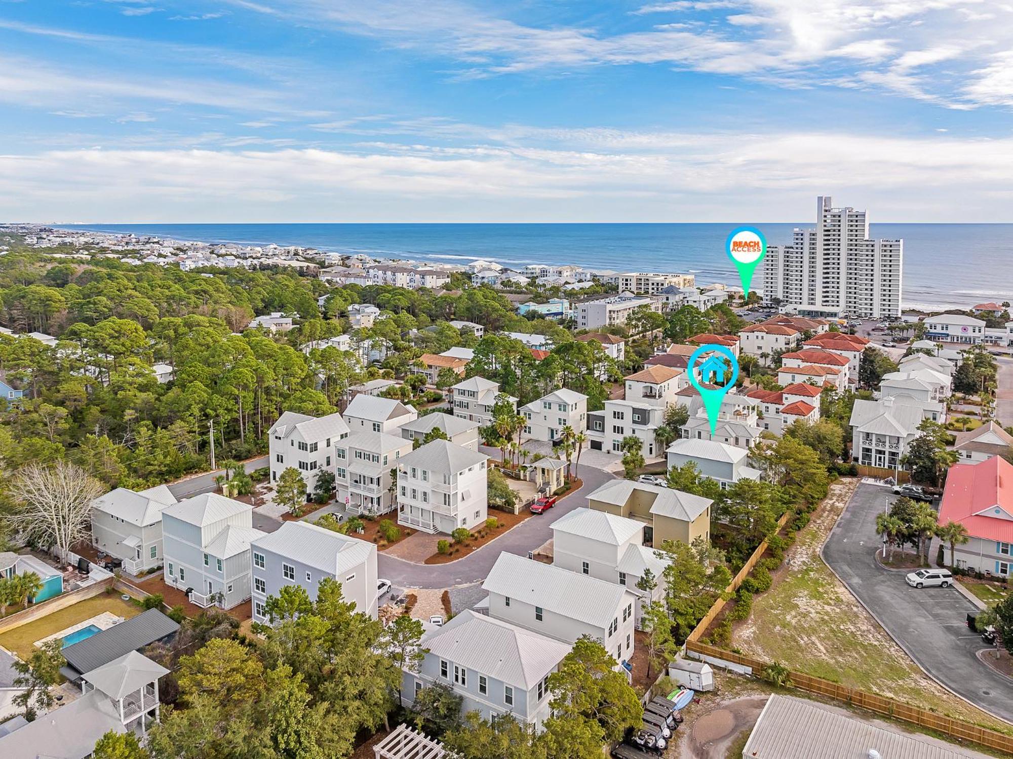 Shellabrate Good Times A Brand New Home For 2024 Only 3 Blocks To The Beach With Community Pool Santa Rosa Beach Εξωτερικό φωτογραφία